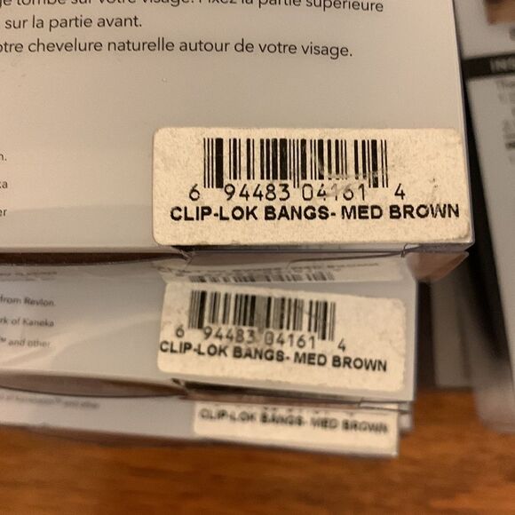 Revlon clip on bangs YOUR CHOICE. Long bangs w/blendable sides.Plz specify color - Picture 8 of 9